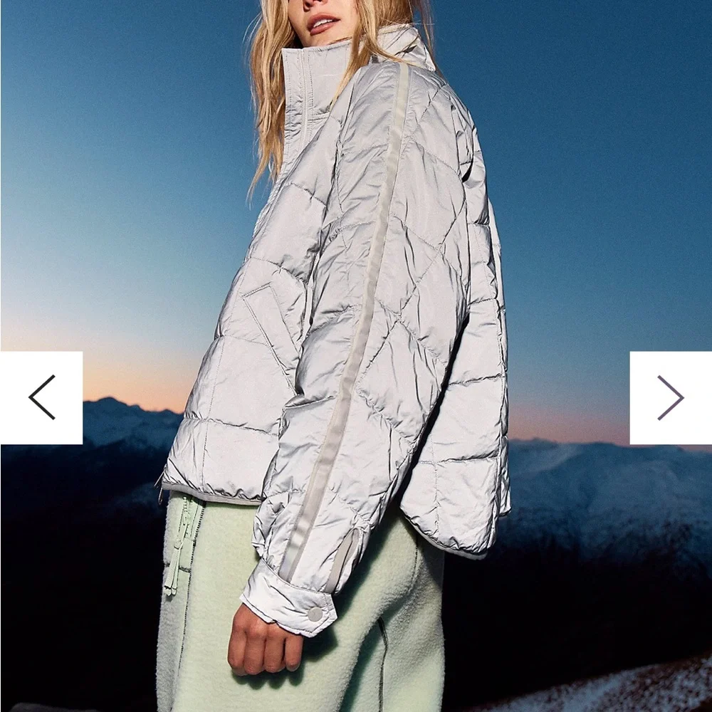 FP Movement by Free People Metallic Puffer Jacket - Picture 7 of 8